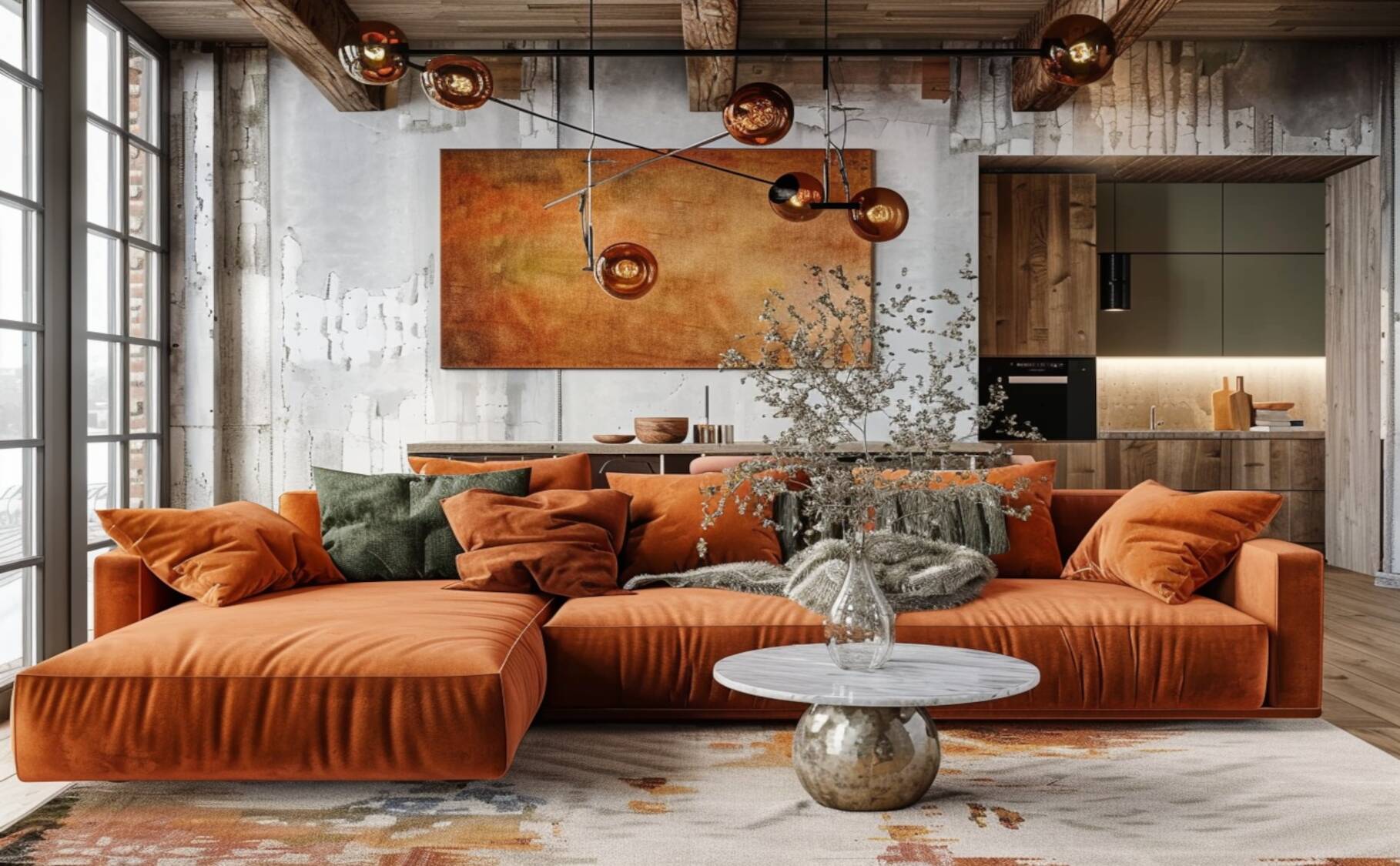 Jak dopasować meble glamour do wnętrz w stylu rustykalnym?