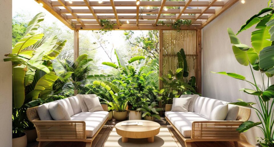 Jak urządzić balkon w stylu tropikalnym z funkcjonalnym oświetleniem