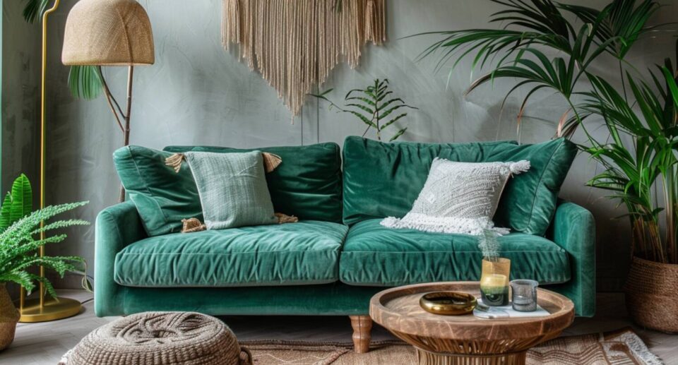 10 przykładów luksusowych wnętrz z elementami boho.