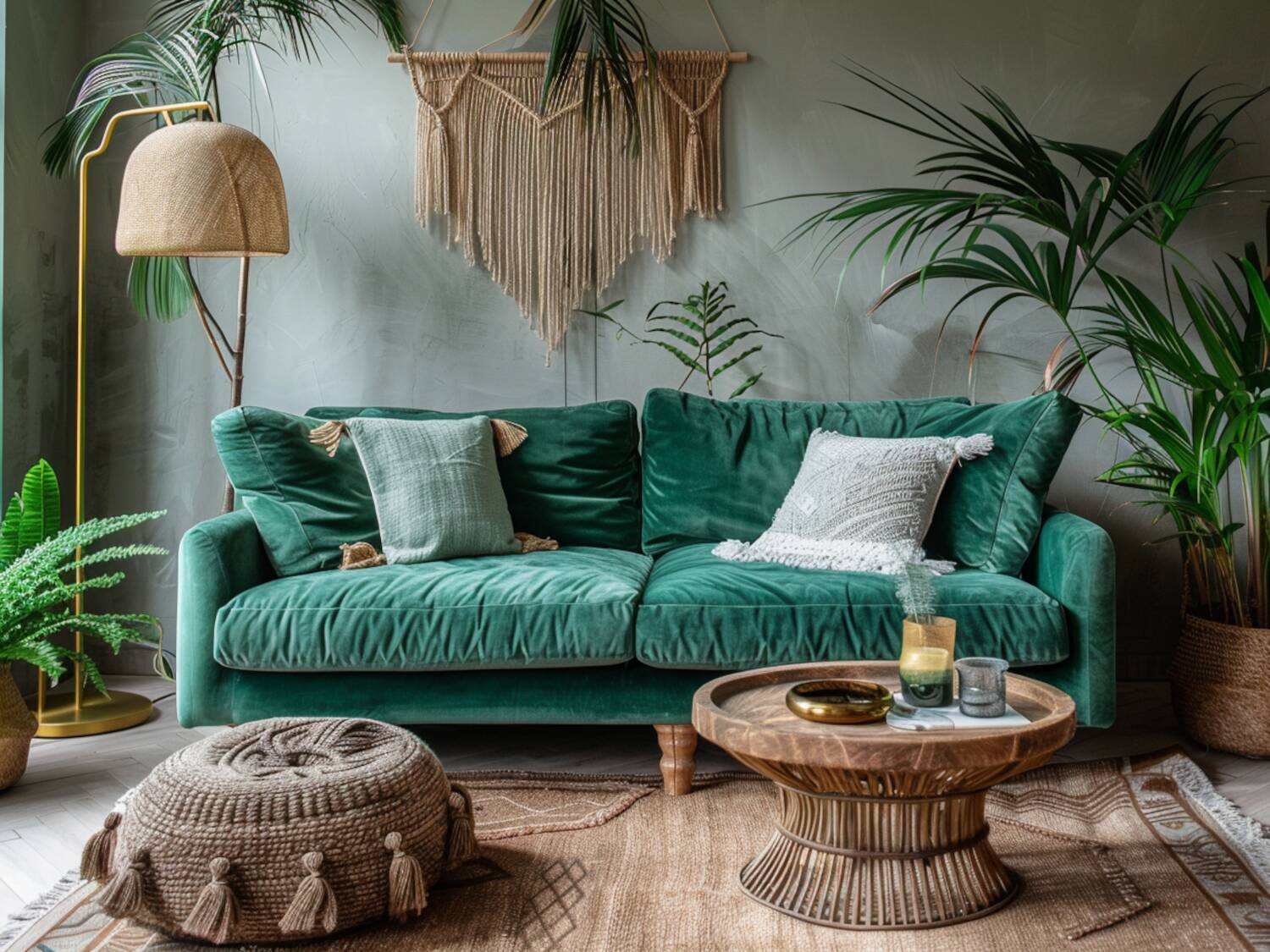 10 przykładów luksusowych wnętrz z elementami boho.