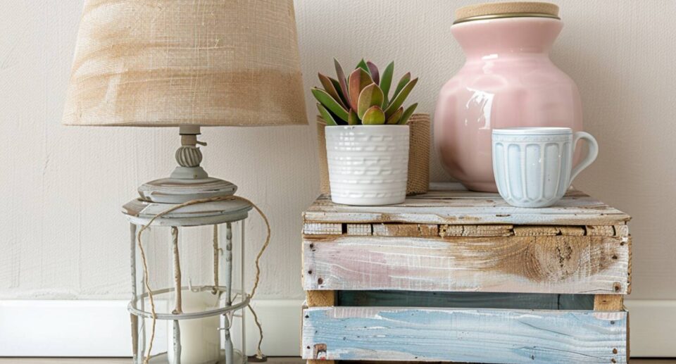 Jak stworzyć szafkę nocną z drewnianych skrzynek