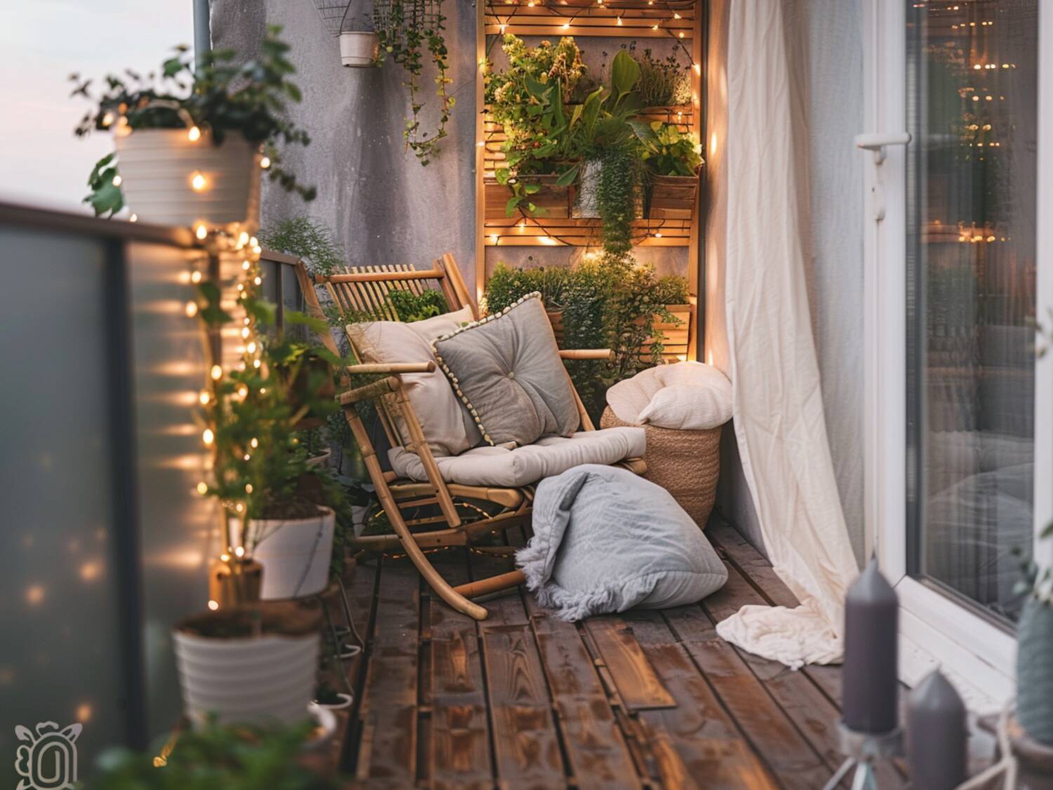 Jak urządzić mały balkon w stylu skandynawskim z naturalnymi akcentami?