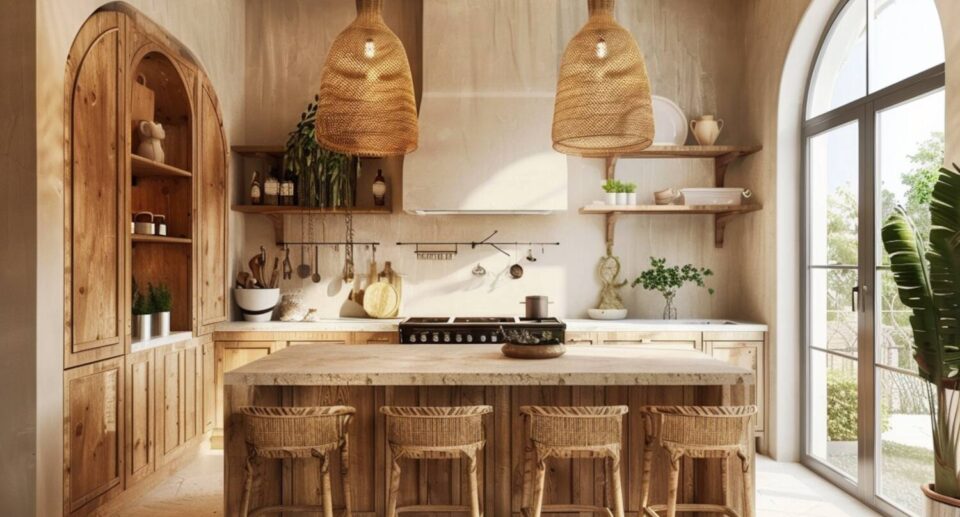 10 inspiracji na urządzenie strefy jadalnianej w małych kuchniach.