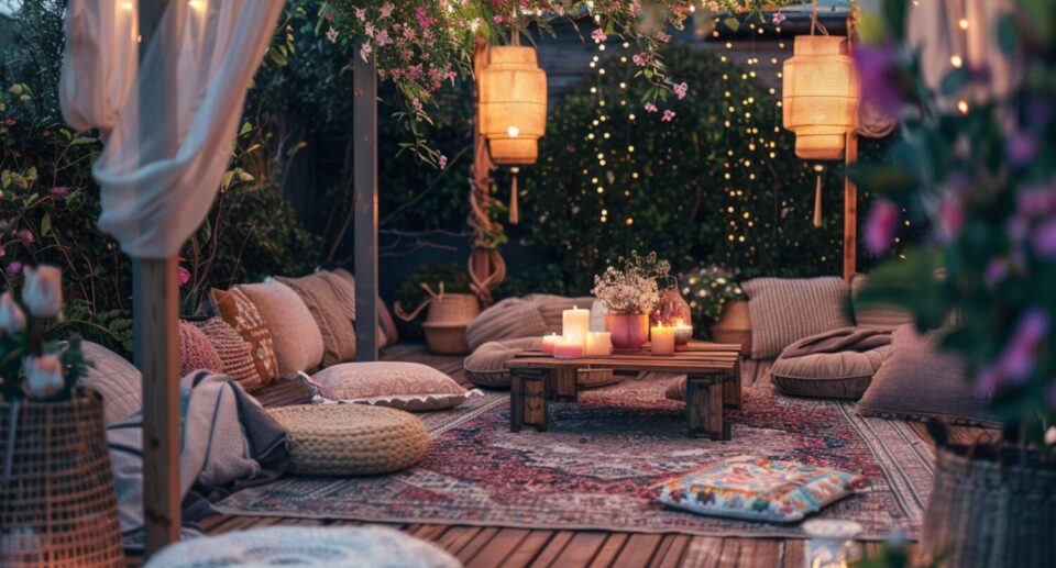 jakie oświetlenie LED wybrać do ogrodów w stylu boho