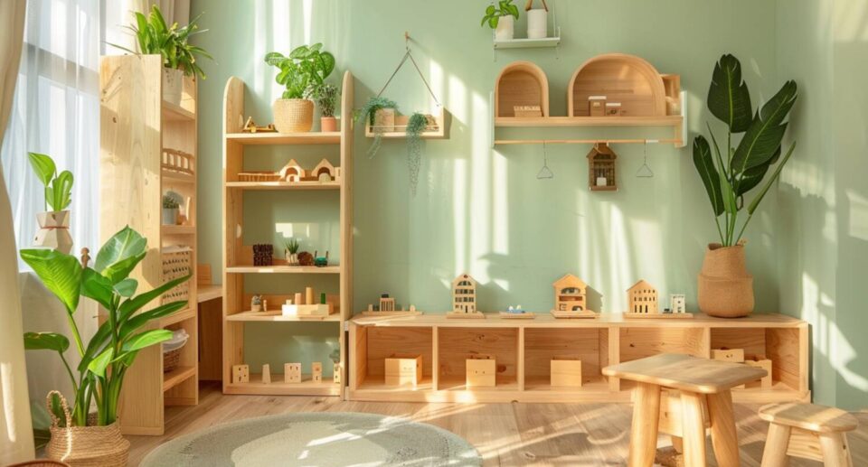 Jak wybrać ekologiczne regały do przestrzeni dziecięcych