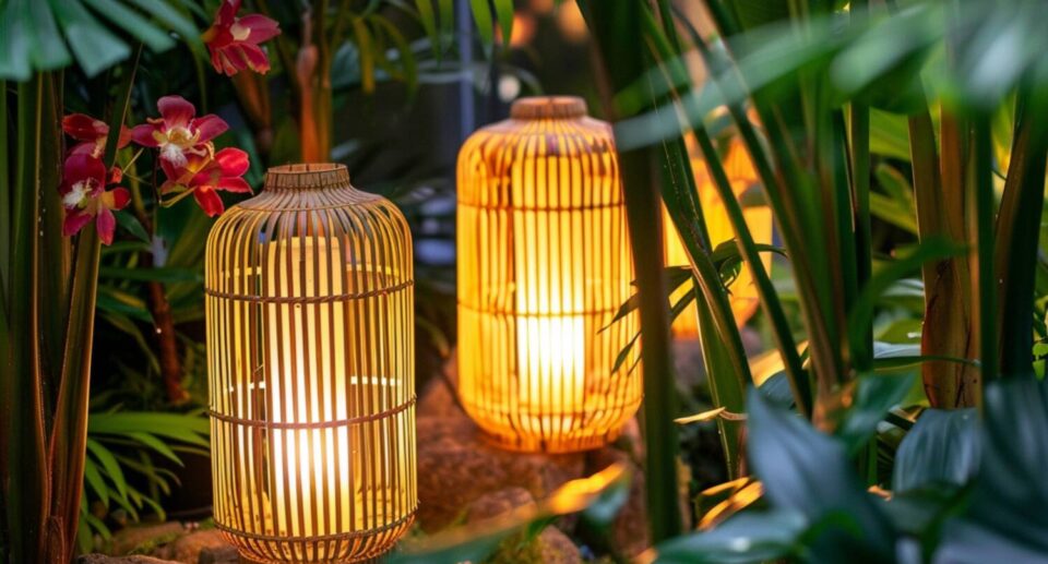 Jakie lampy ogrodowe najlepiej podkreślą detale ogrodów w stylu tropikalnym