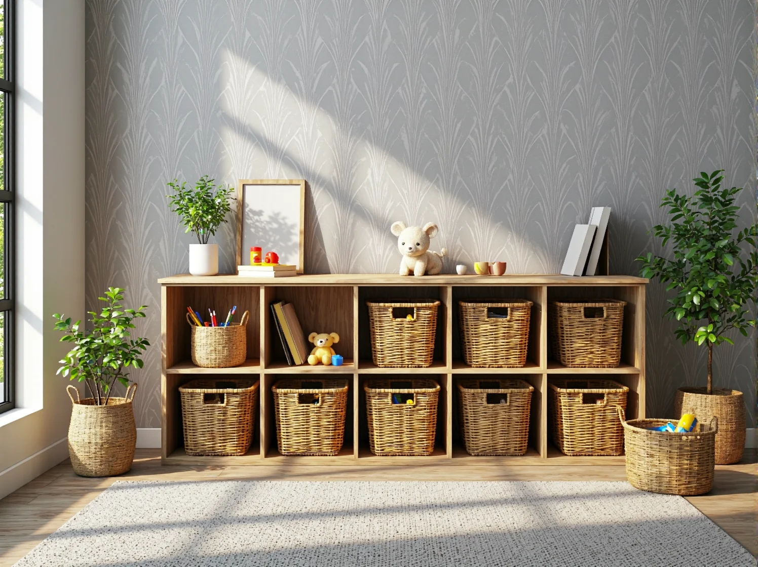 Funkcjonalne oświetlenie miejsca do nauki. Lampka na biurko zapewnia odpowiednie światło do odrabiania lekcji i czytania.