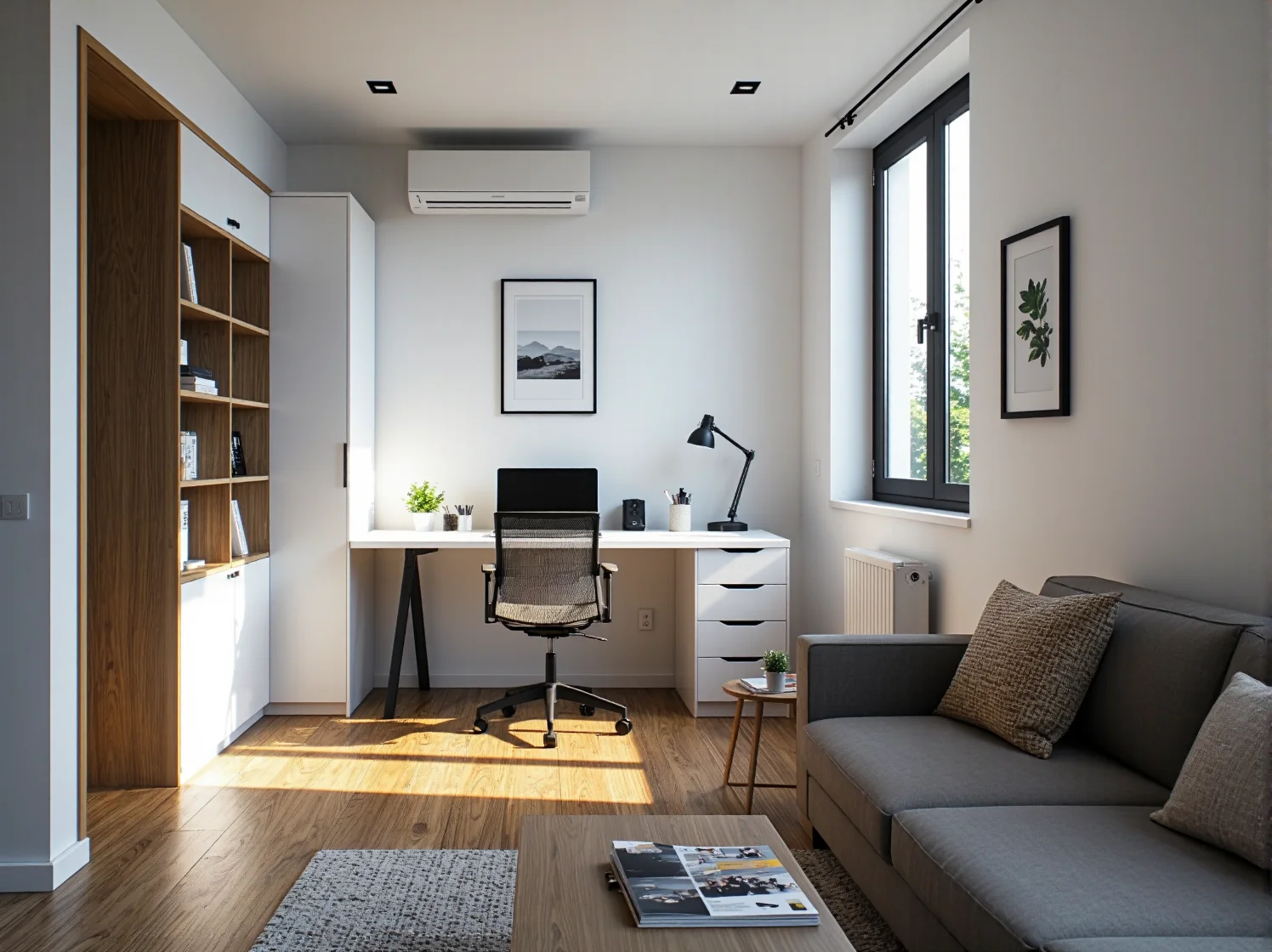 Jak urządzić przestrzeń do pracy zdalnej w kawalerce? Kompletny poradnik aranżacji