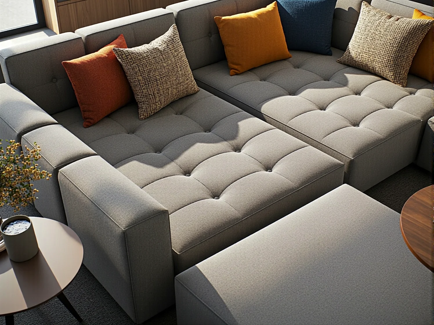 Inteligentne meble modułowe do małego mieszkania. Regał, który można dowolnie konfigurować, oszczędzając miejsce.