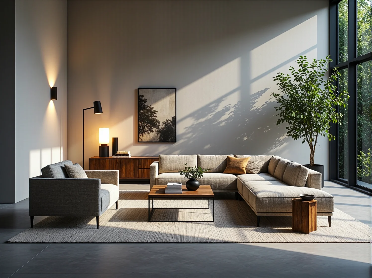 Klasyczne kinkiety ogrodowe zamontowane na drewnianych belkach altany, tworzące nastrojowy klimat.