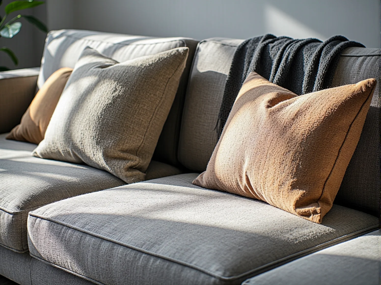 Komfortowa sofa wykonana z materiałów z recyklingu – relaks w zgodzie z naturą.