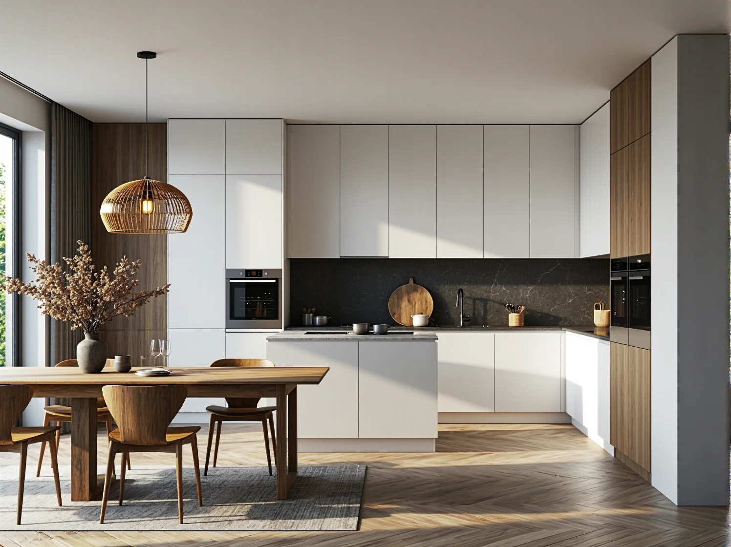 Lampy wiszące do kuchni z jadalnią w stylu glamour – Jak stworzyć luksusową aranżację?