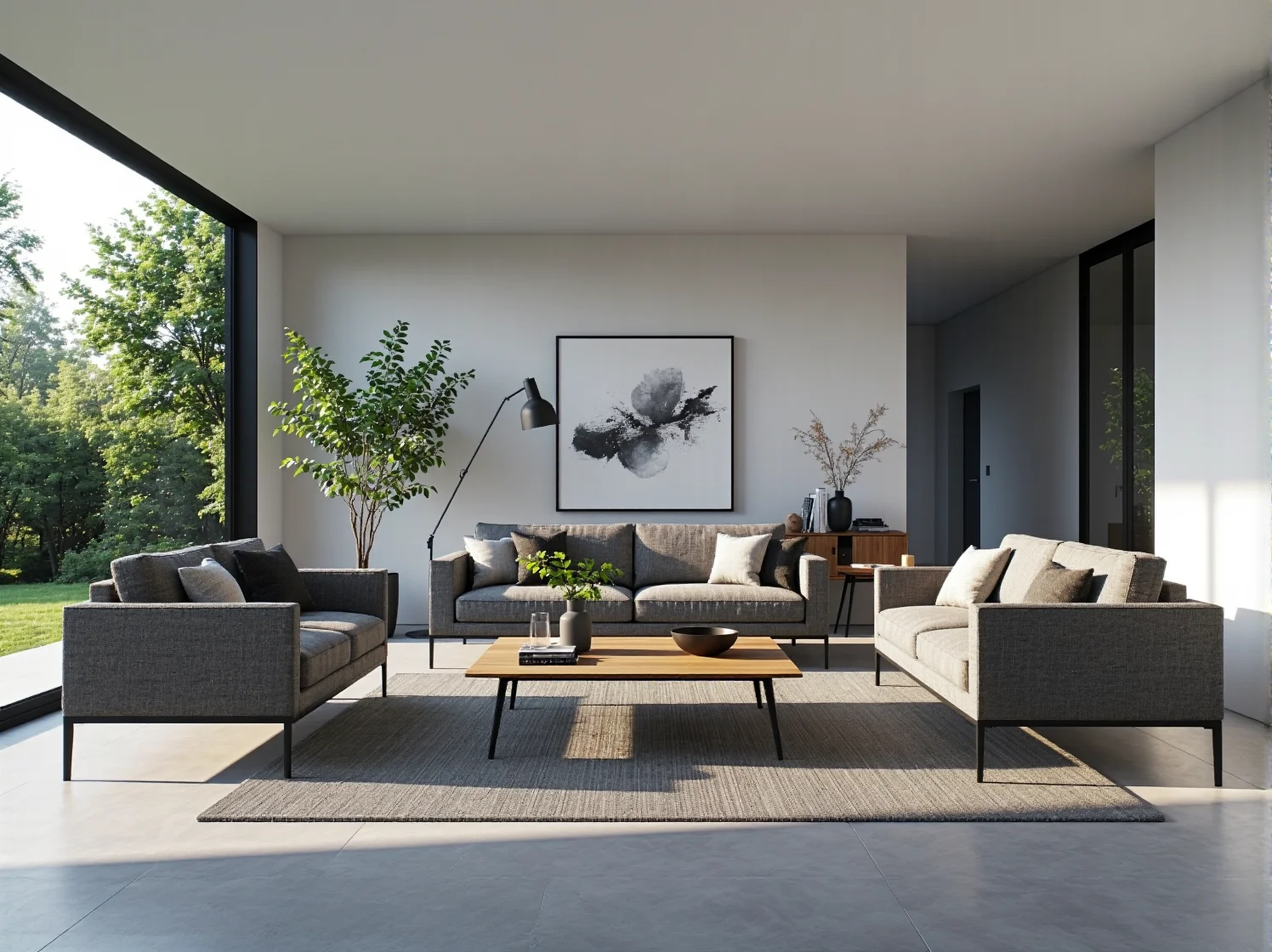 Nowoczesne meble wypoczynkowe na balkon w górach odporne na wilgoć