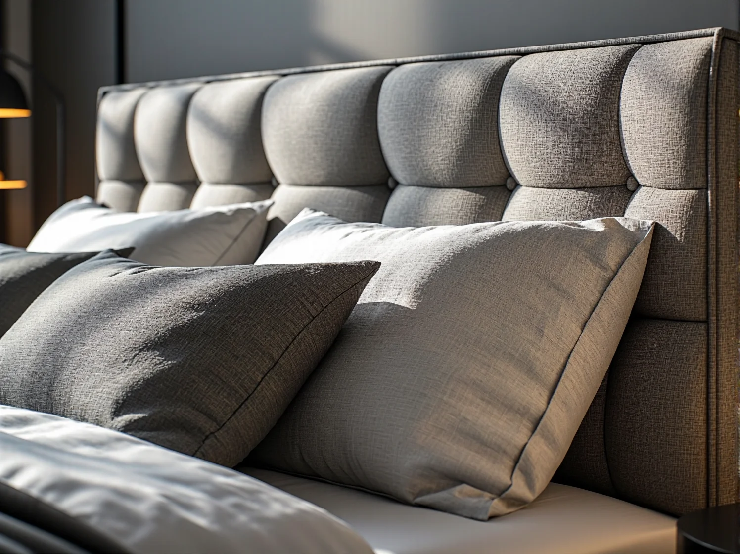 Gotowy stolik nocny DIY udekorowany lampką i książkami