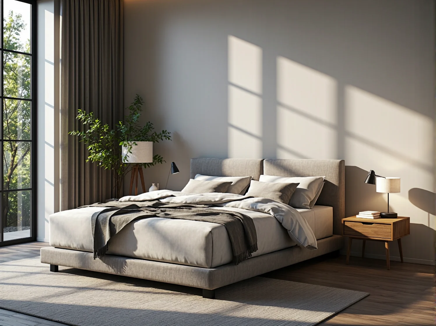 Pojemna szafa i regały w pokoju nastolatka ułatwiające organizację