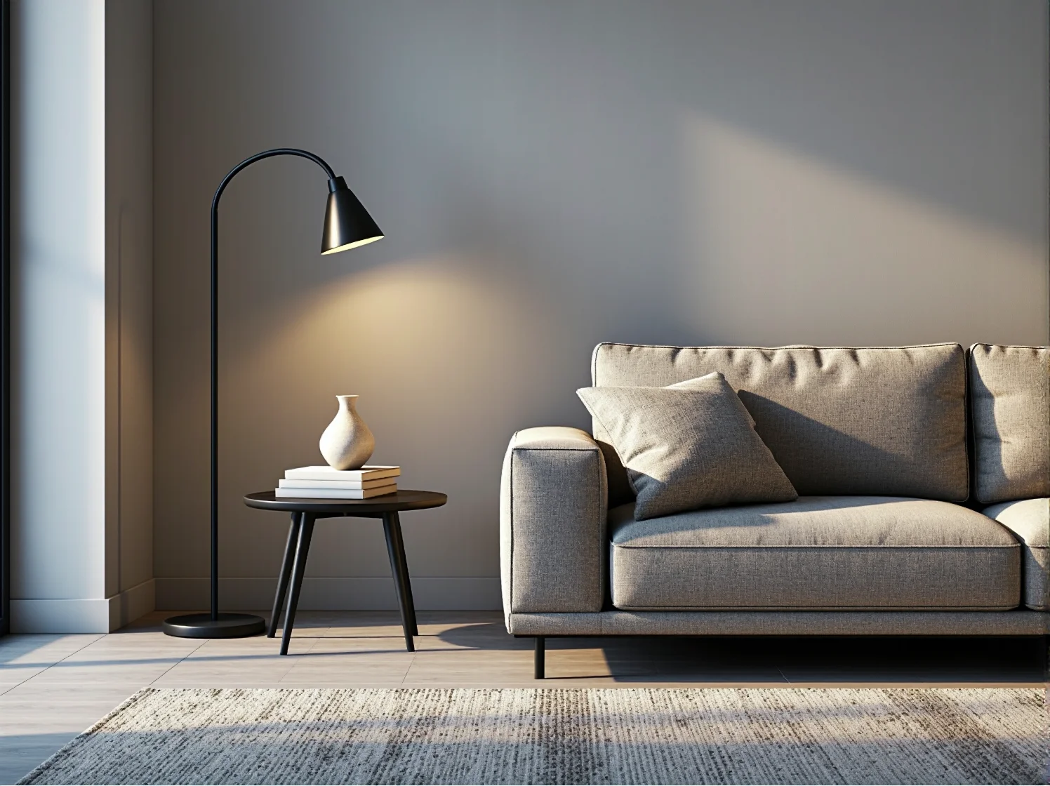 Szara sofa narożna z ekologicznych materiałów – wybór do nowoczesnego wnętrza.